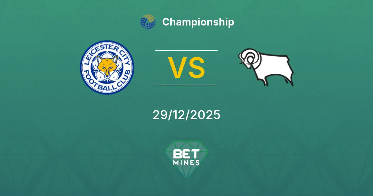 Leicester City vs Derby County Pronostico: Anteprima e Analisi della Partita | Championship 29-12-2025