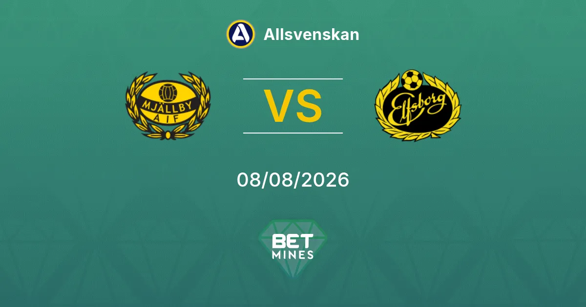 Palpite Mjällby x Elfsborg: Prévia e Análise da Partida | Allsvenskan 08-08-2026