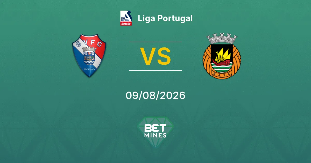 Pronostic Gil Vicente vs Rio Ave : Aperçu et Analyse du Match | Liga Portugal 09-08-2026