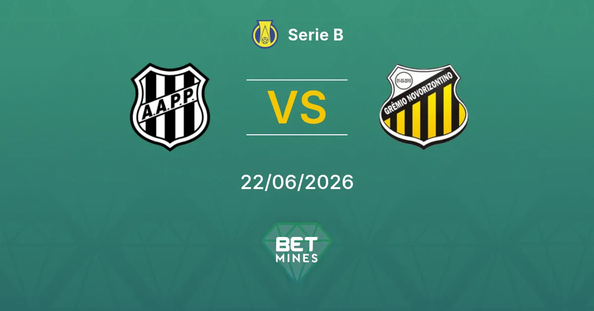 Ponte Preta vs Novorizontino Pronostic : Aperçu et Analyse du Match | Série B 22-06-2026