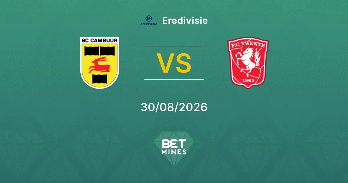 Pronostico SC Cambuur vs FC Twente: Anteprima e Analisi della Partita | Eredivisie 30-08-2026