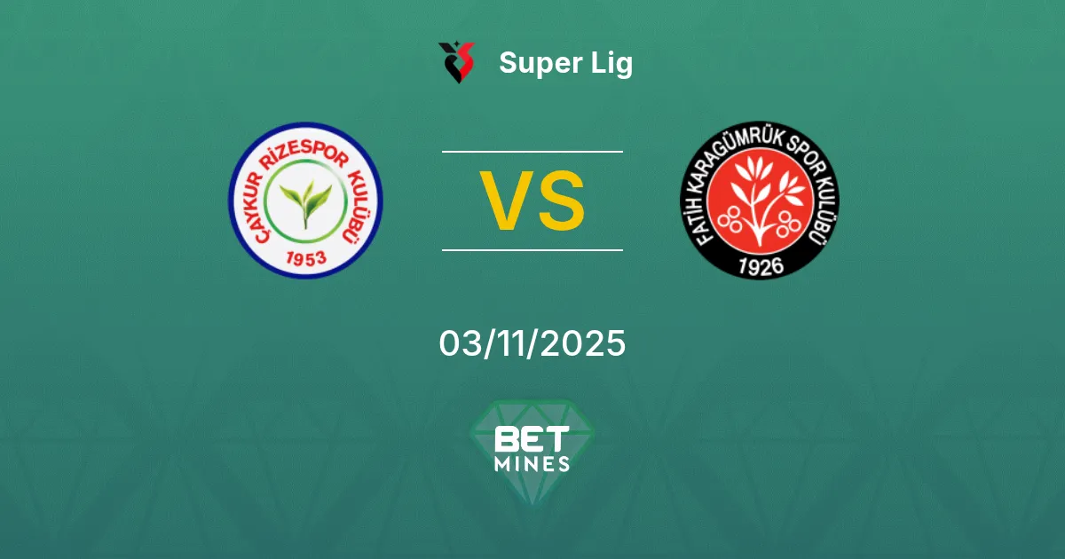 Rizespor vs Fatih Karagümrük Pronostico: Anteprima e Analisi della Partita | Super Lig 03-11-2025