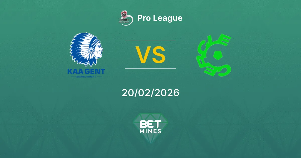 Gent vs Cercle Brugge Pronostic : Aperçu et Analyse du Match | Pro League 20-02-2026