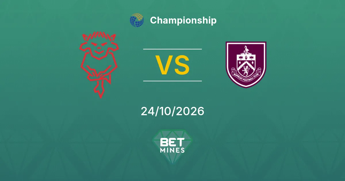 Lincoln City x Burnley Palpite: Prévia e análise da partida | Championship 24-10-2026