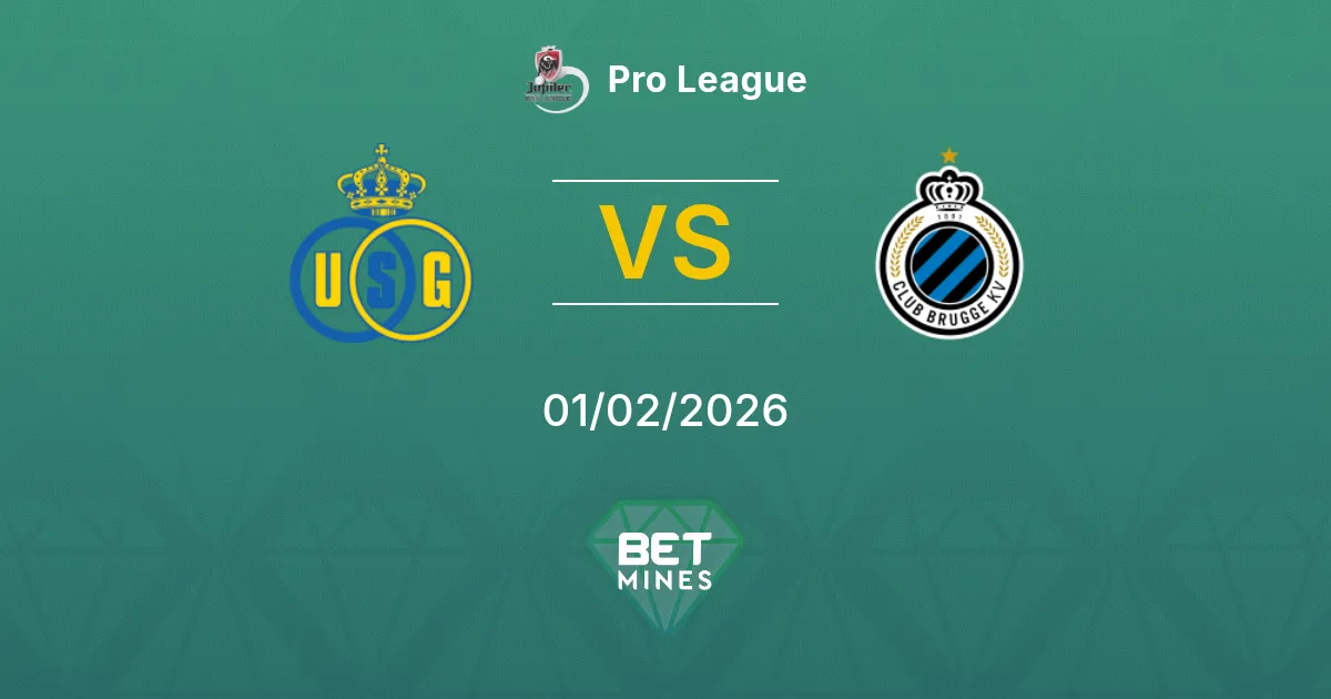 Union Saint-Gilloise vs Club Brugge Prediction: Match Preview and Analysis | Pro League 01-02-2026