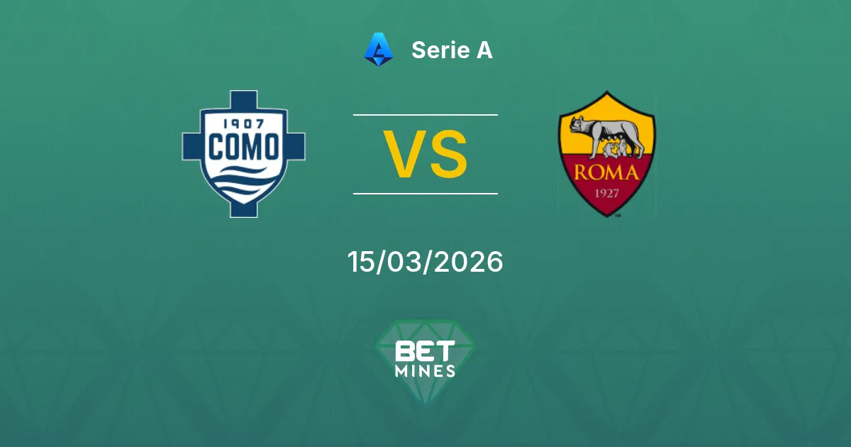 Como vs Roma Prediction: Match Preview and Analysis | Serie A 15-03-2026