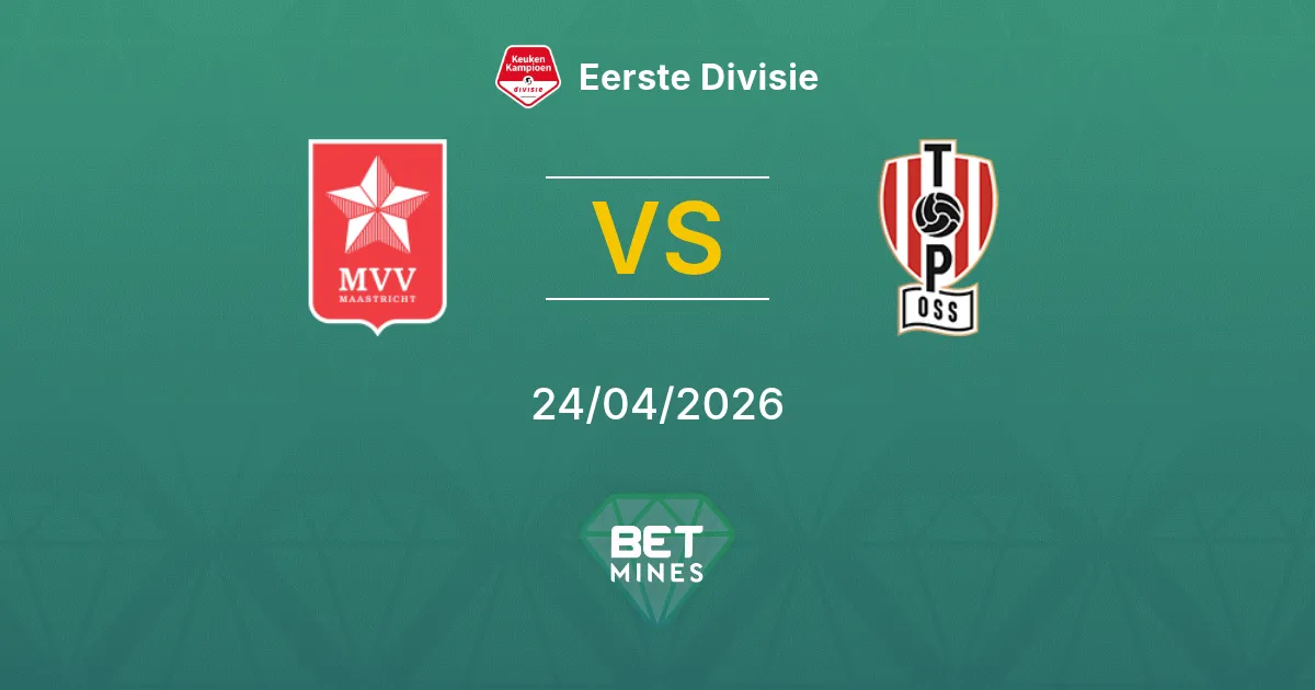 MVV Maastricht vs TOP Oss Pronostico: Anteprima e Analisi della Partita | Eerste Divisie 24-04-2026