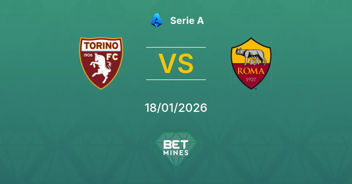 Torino vs Roma Prediction: Match Preview and Analysis | Serie A 18-01-2026