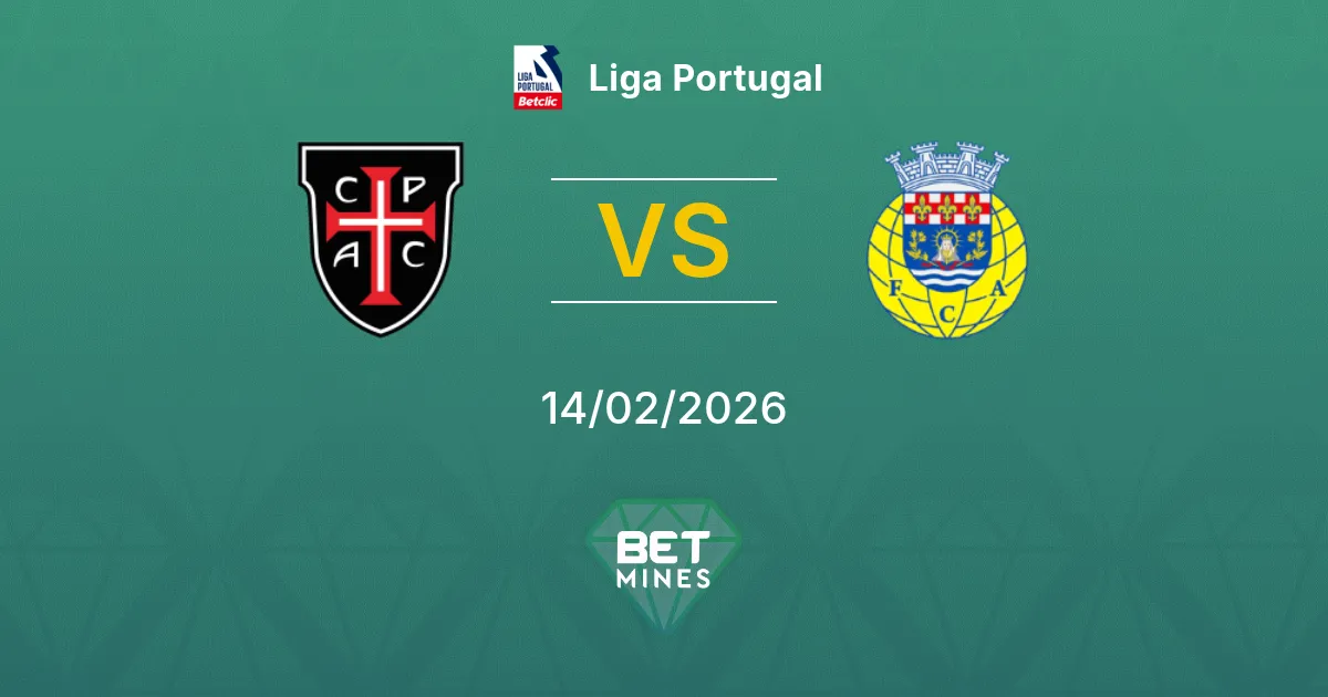 Casa Pia vs Arouca Prediction: Match Preview and Analysis | Liga Portugal 14-02-2026