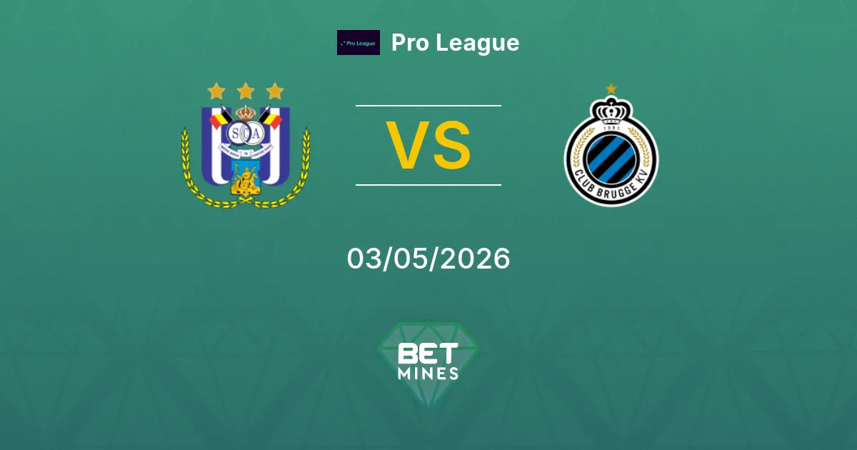 Anderlecht vs Club Brugge Pronostico: Anteprima e Analisi della Partita | Pro League 03-05-2026