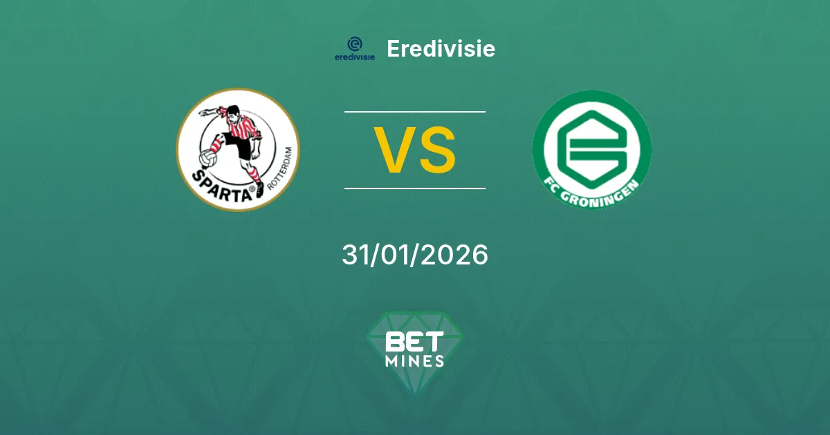 Sparta Rotterdam vs FC Groningen Prediction: Match Preview and Analysis | Eredivisie 31-01-2026