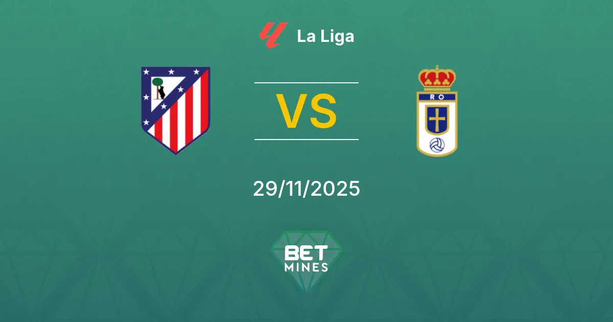 Atlético Madrid vs Real Oviedo Prediction: Match Preview and Analysis | La Liga 29-11-2025