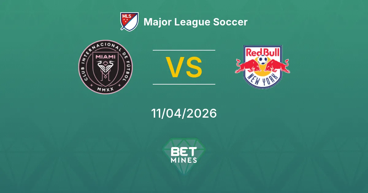 Inter Miami vs New York RB Pronóstico: Previa y Análisis del Partido | Major League Soccer 11-04-2026