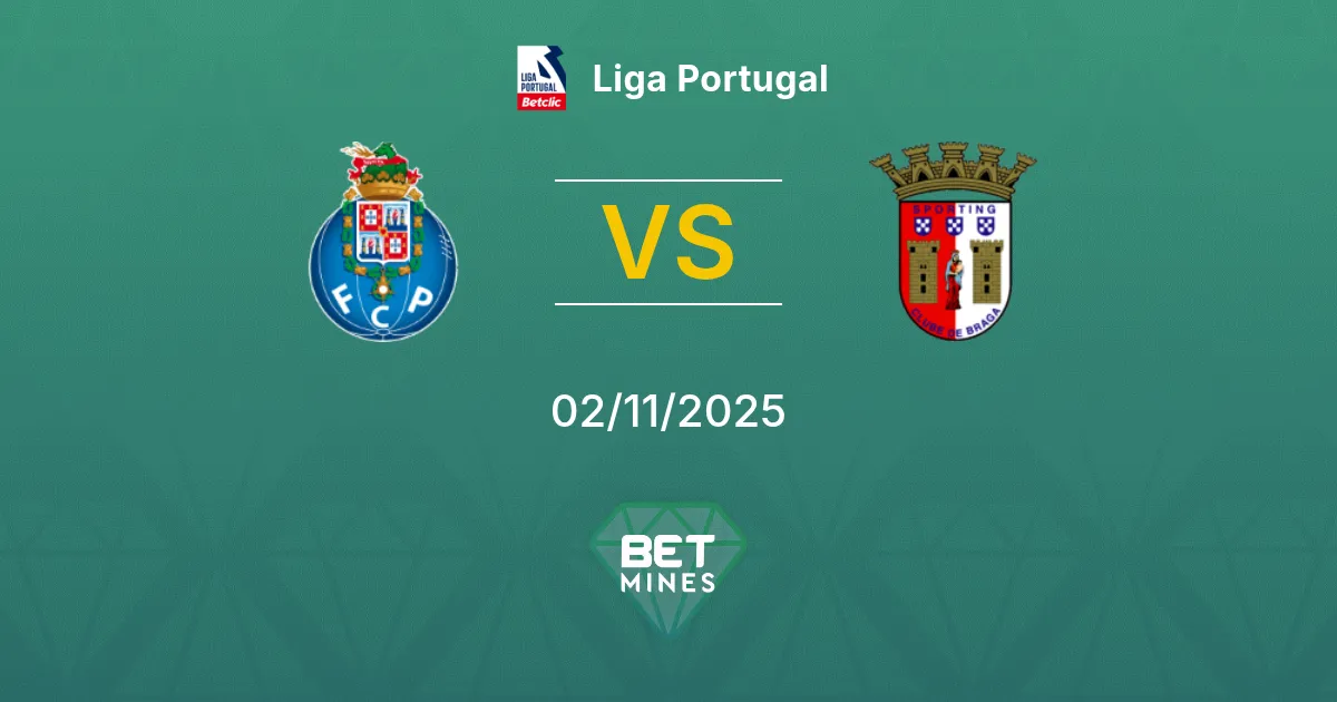 Porto vs Sporting Braga Pronostico: Anteprima e Analisi della Partita | Liga Portugal 02-11-2025