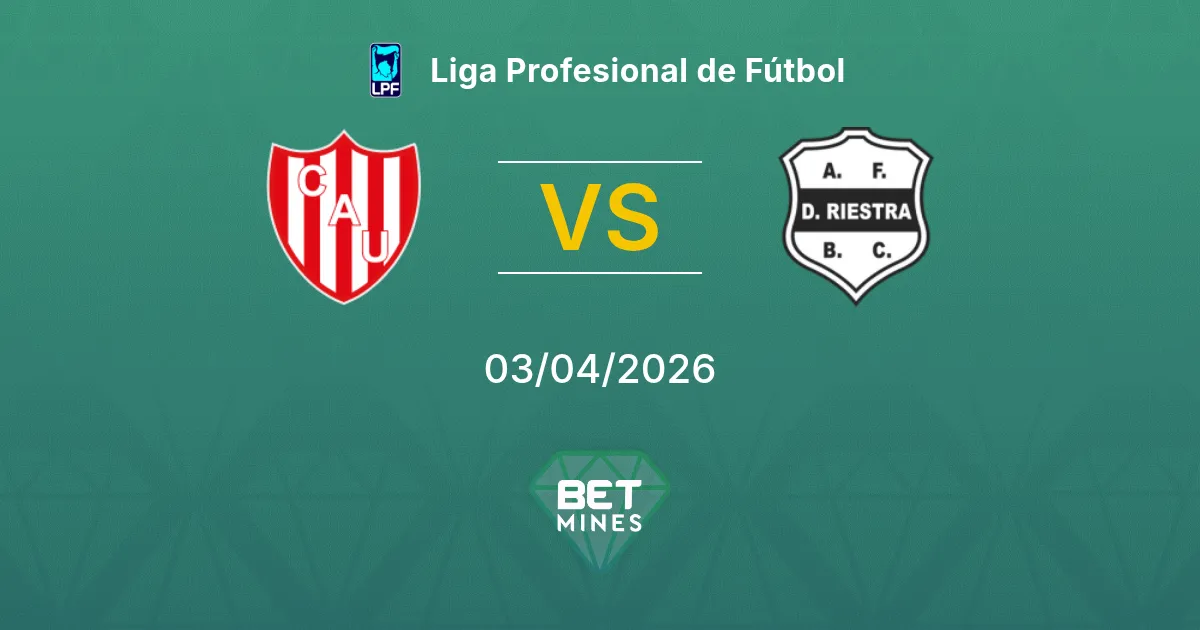 Unión Santa Fe vs Deportivo Riestra Pronóstico: Previa y Análisis del Partido | Liga Profesional de Fútbol 03-04-2026