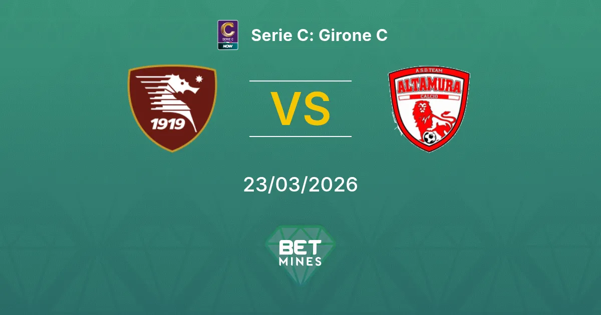 Salernitana vs Team Altamura Prediction: Match Preview and Analysis | Serie C: Girone C 23-03-2026