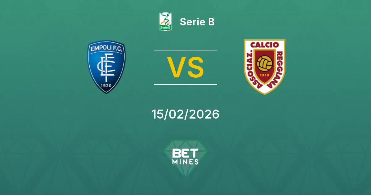 Empoli x Reggiana Palpite: Prévia e Análise da Partida | Serie B 15-02-2026