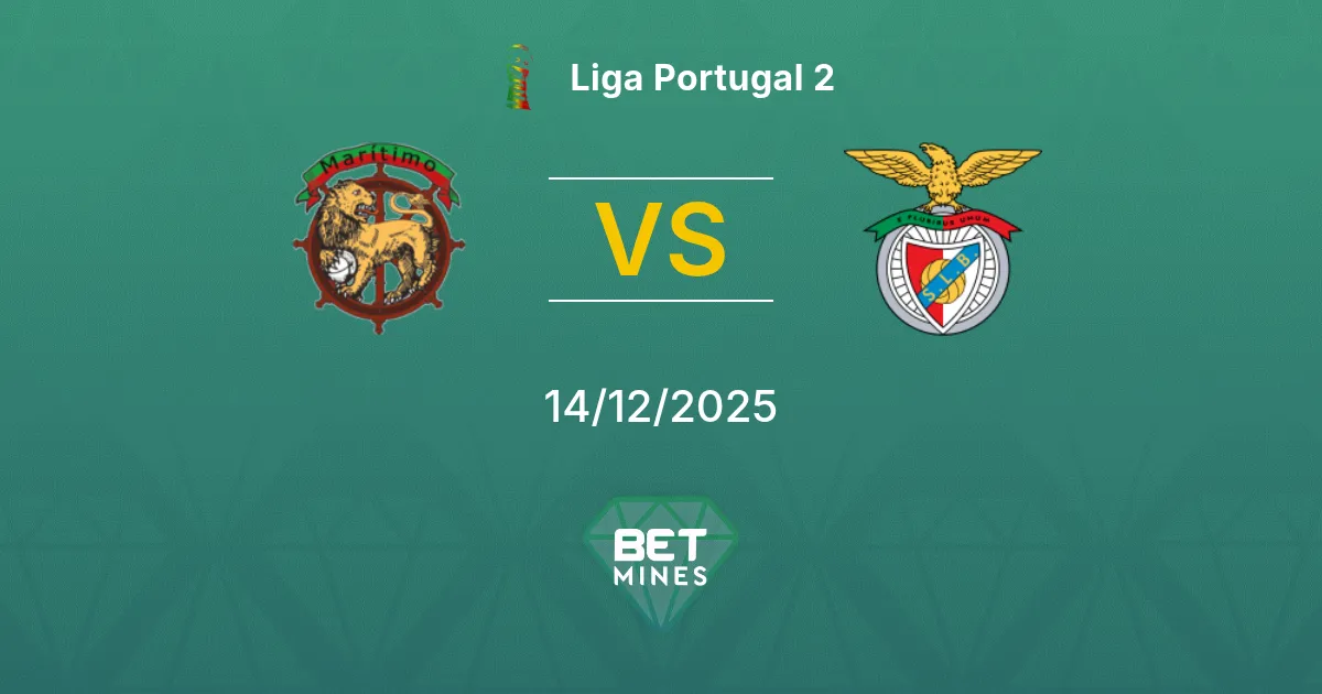 Marítimo vs Benfica II Prediction: Match Preview and Analysis | Liga Portugal 2 14-12-2025