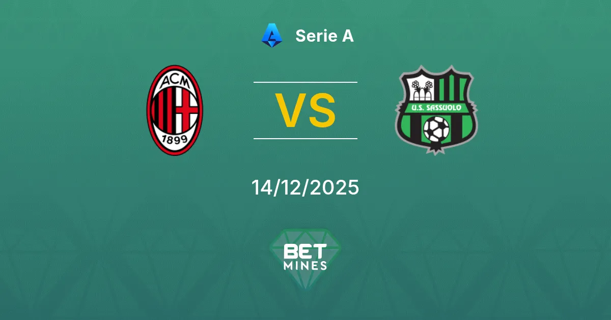 Milan vs Sassuolo