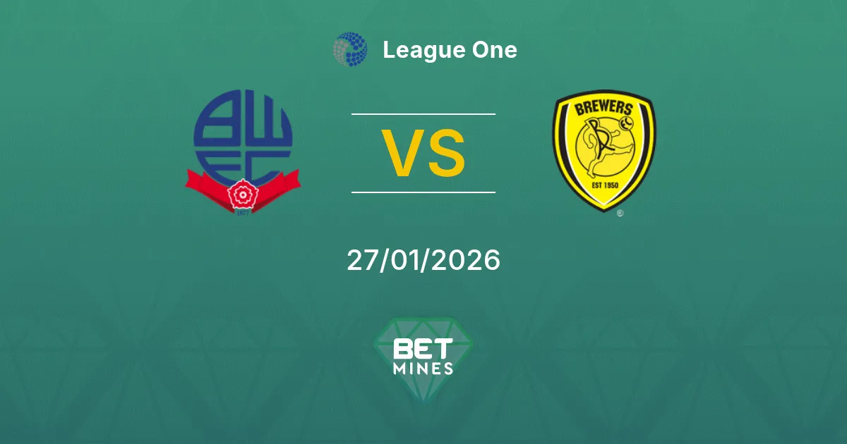 Bolton Wanderers vs Burton Albion Prediction: Match Preview and Analysis | League One 27-01-2026