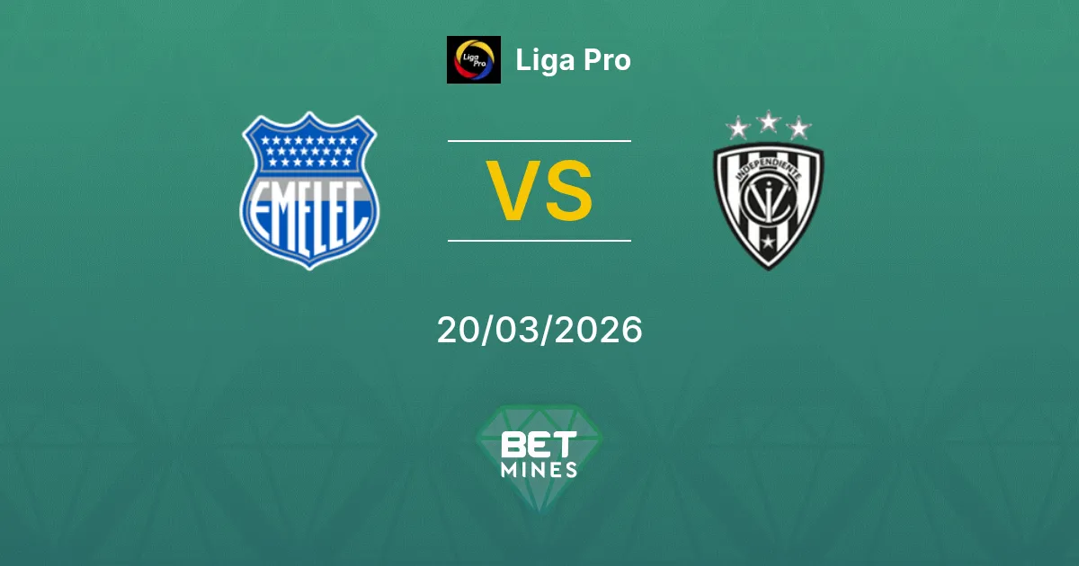 Emelec vs Independiente del Valle Prediction: Match Preview and Analysis | Liga Pro 20-03-2026