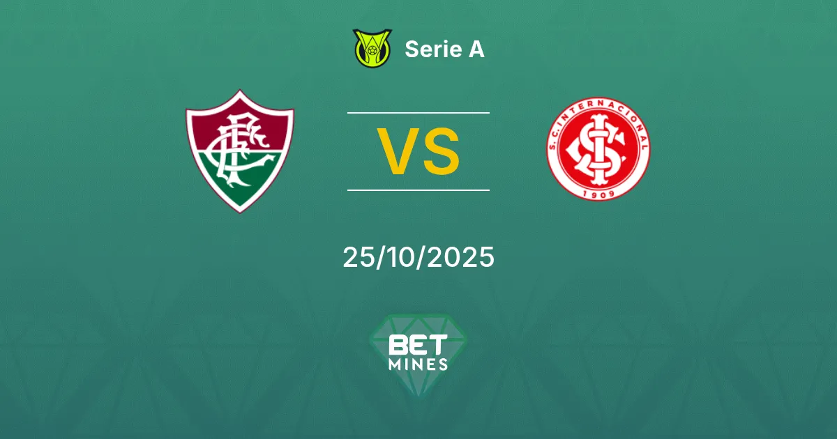 Fluminense vs Internacional Prediction: Match Preview and Analysis | Serie A 25-10-2025