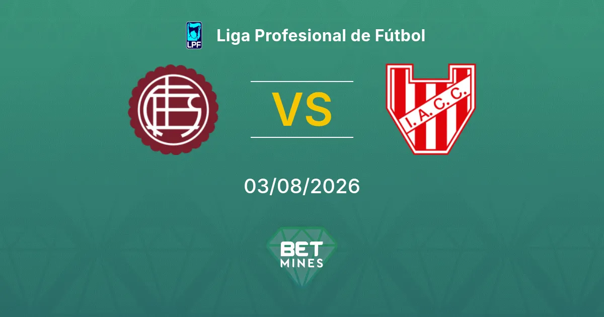 Palpite Lanús x Instituto: Prévia e Análise da Partida | Liga Profesional de Fútbol 03-08-2026