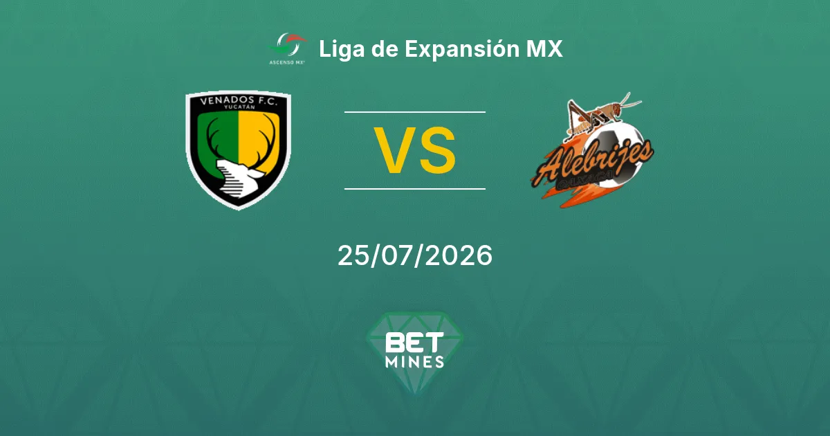 Pronostico Venados vs Alebrijes: Anteprima e analisi della partita | Liga de Expansión MX 25-07-2026