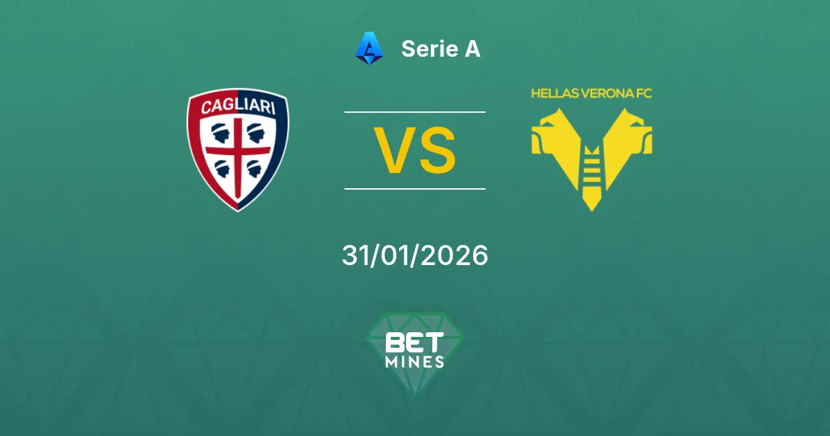 Cagliari vs Hellas Verona Prediction: Match Preview and Analysis | Serie A 31-01-2026