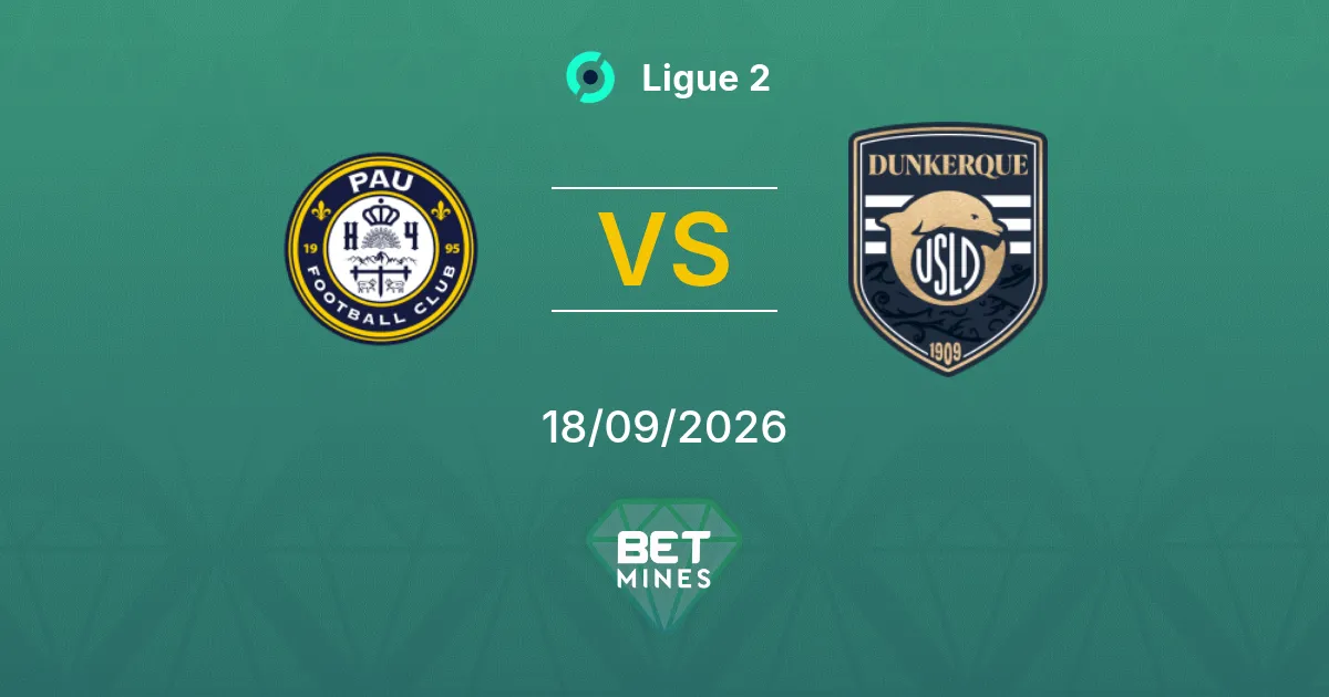 Palpite Pau x Dunkerque: Prévia e Análise da Partida | Ligue 2 18-09-2026