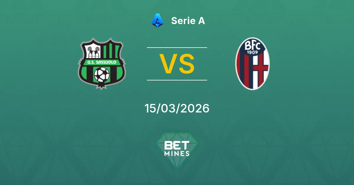 Sassuolo vs Bologna Prediction: Match Preview and Analysis | Serie A 15-03-2026