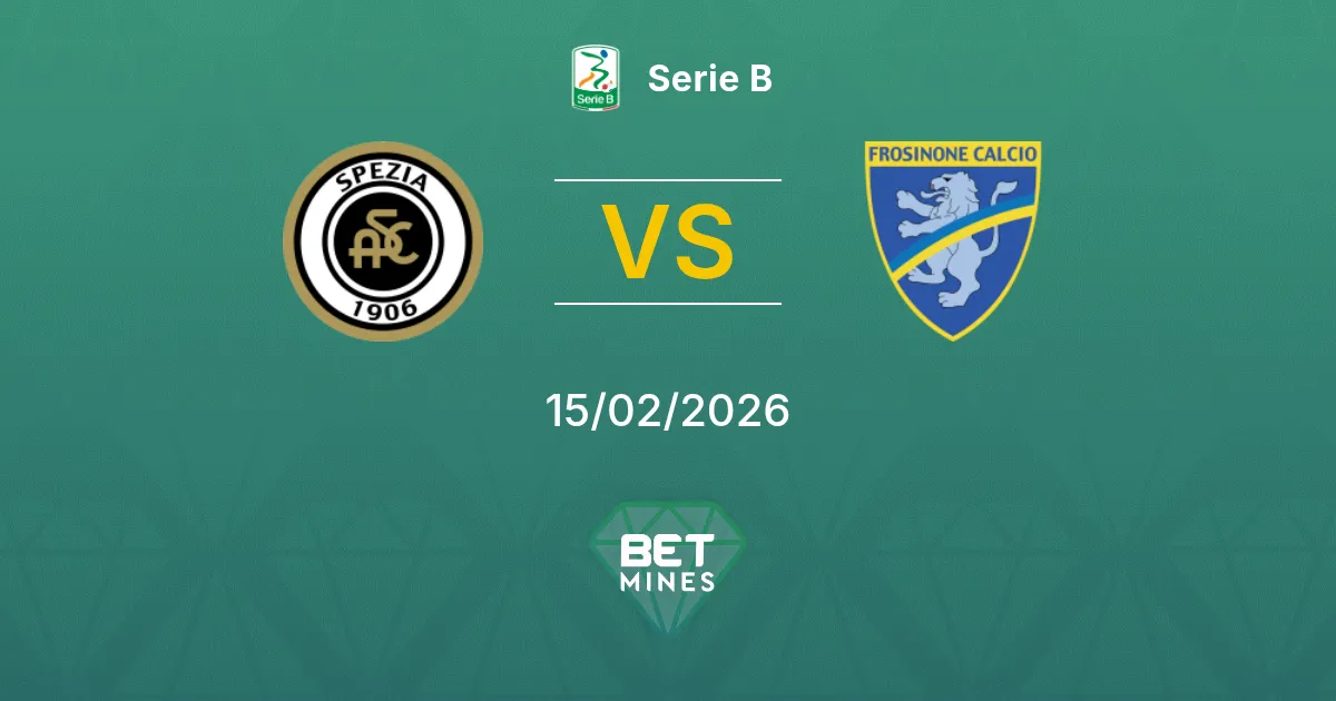 Spezia vs Frosinone Pronóstico: Previa y Análisis del Partido | Serie B 15-02-2026
