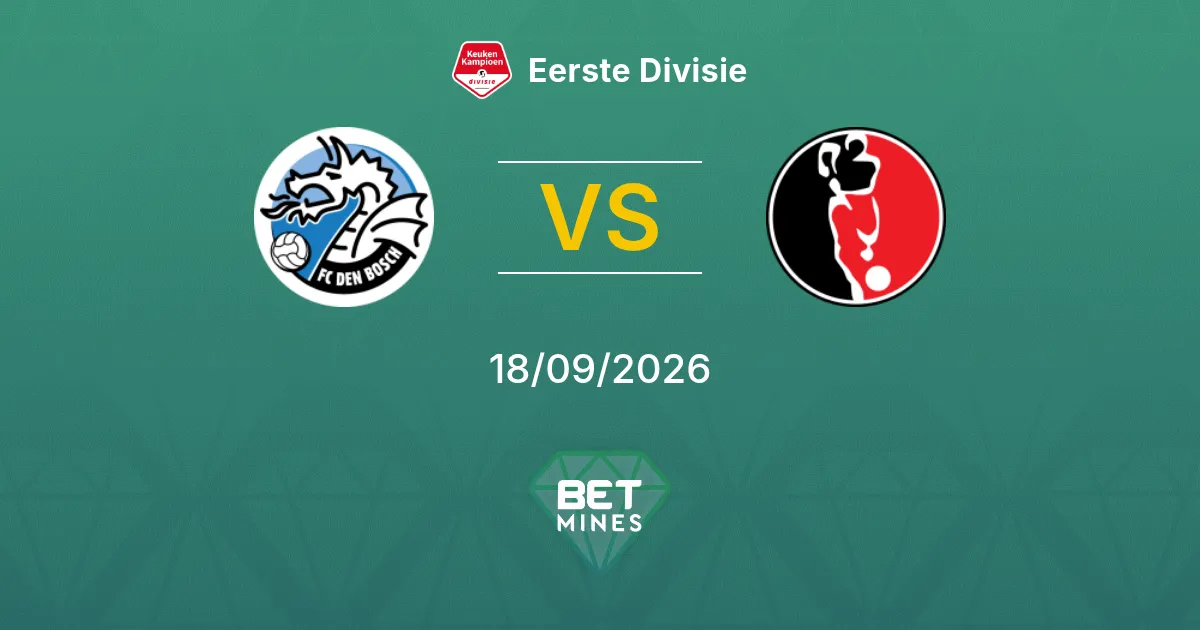 Palpite FC Den Bosch x Helmond Sport: Prévia e Análise da Partida | Eerste Divisie 18-09-2026