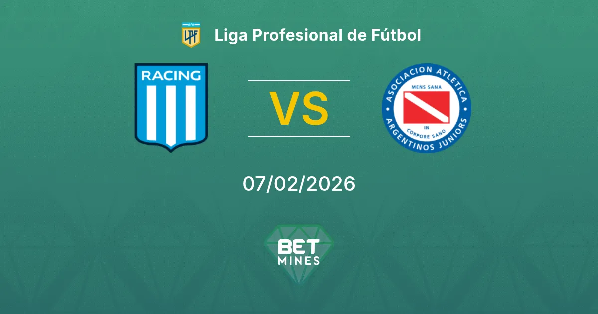 Racing Club vs Argentinos Juniors Prediction: Match Preview and Analysis | Liga Profesional de Fútbol 07-02-2026