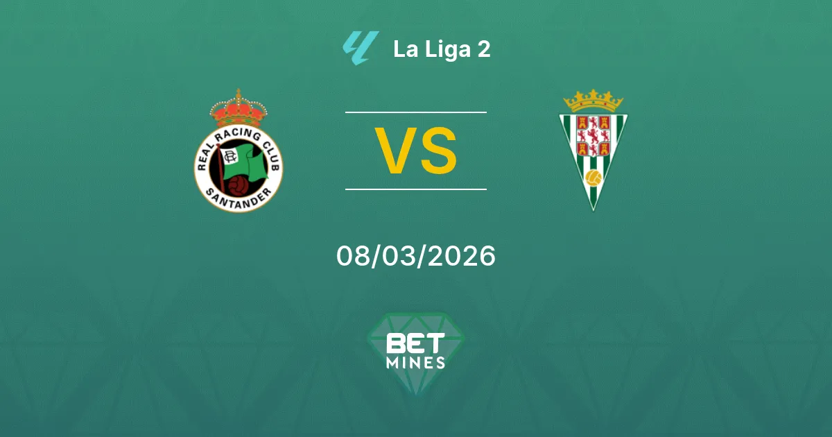 Racing Santander vs Córdoba Prediction: Match Preview and Analysis | La Liga 2 08-03-2026