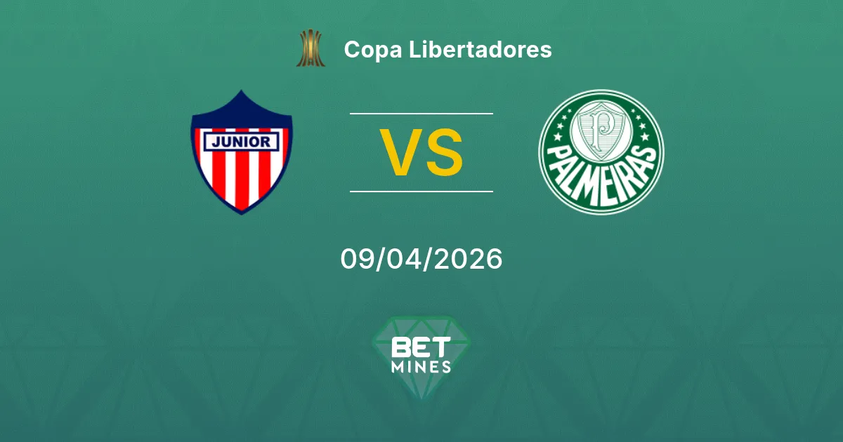 Pronóstico Junior FC vs Palmeiras: Previa y Análisis del Partido | Copa Libertadores 09-04-2026