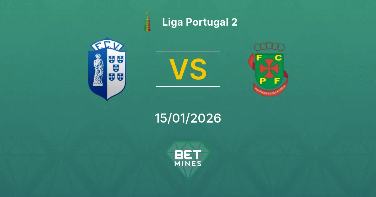 Vizela vs Paços de Ferreira Pronostico: Anteprima e Analisi della Partita | Liga Portugal 2 15-01-2026