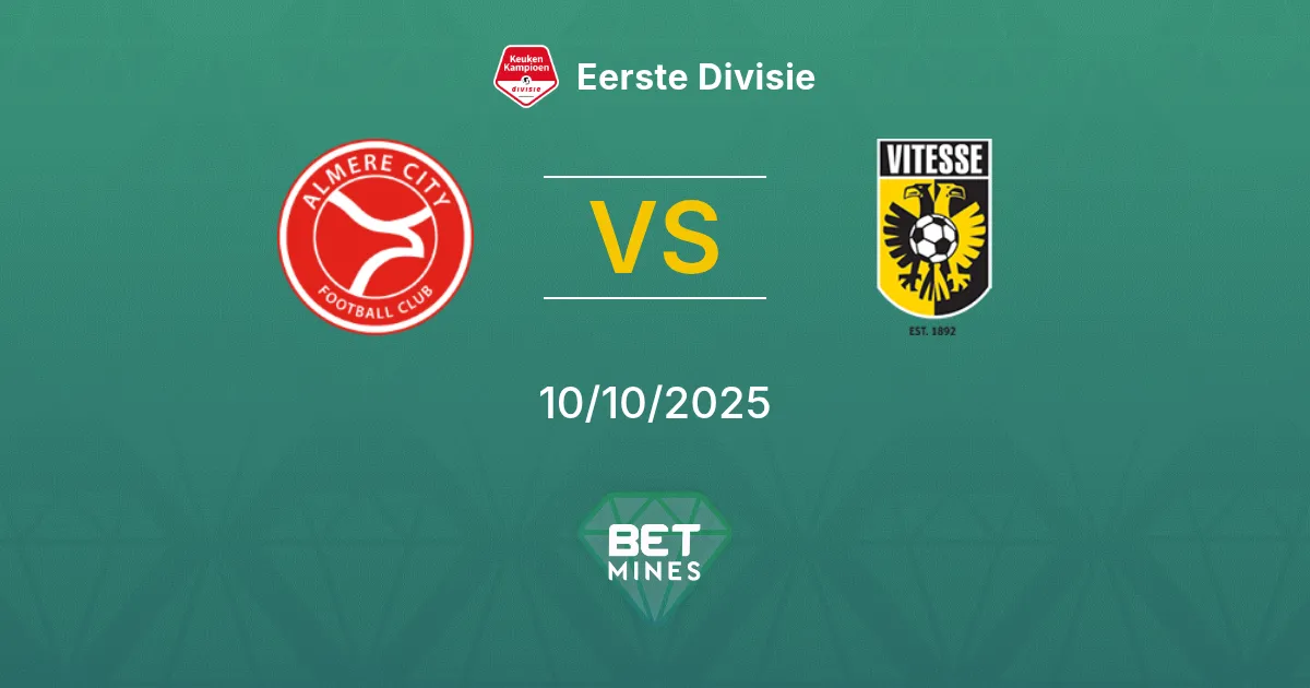 Almere City vs Vitesse Pronostico: Anteprima e Analisi della Partita | Eerste Divisie 10-10-2025