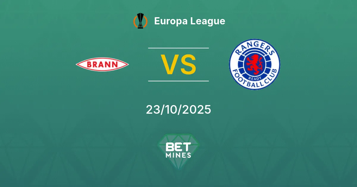 Brann vs Rangers Pronostico: Anteprima e Analisi della Partita | Europa League 23-10-2025