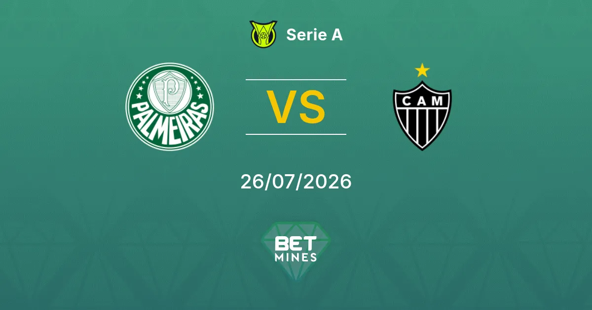 Palmeiras vs Atlético Mineiro Prediction: Match Preview and Analysis | Serie A 26-07-2026