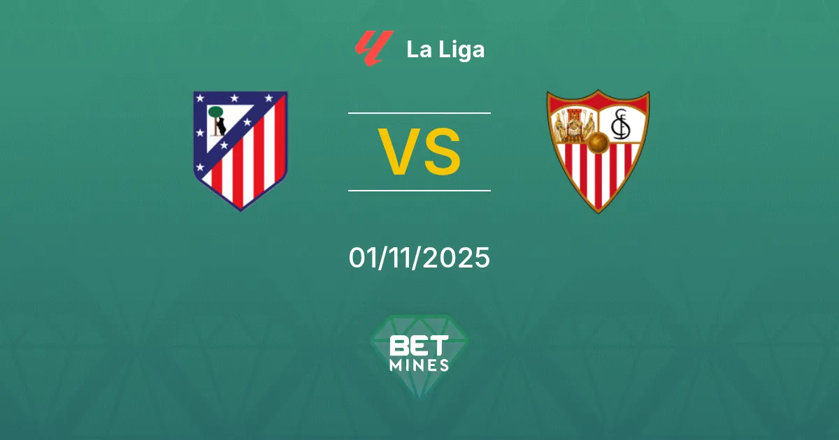 Atlético Madrid vs Sevilla Prediction: Match Preview and Analysis | La Liga 01-11-2025