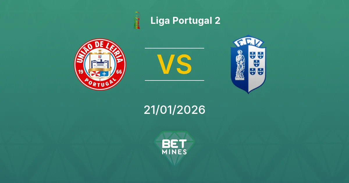 União de Leiria vs Vizela Prediction: Match Preview and Analysis | Liga Portugal 2 21-01-2026