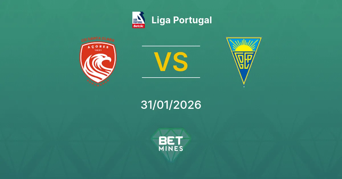 Santa Clara vs Estoril Prediction: Match Preview and Analysis | Liga Portugal 31-01-2026