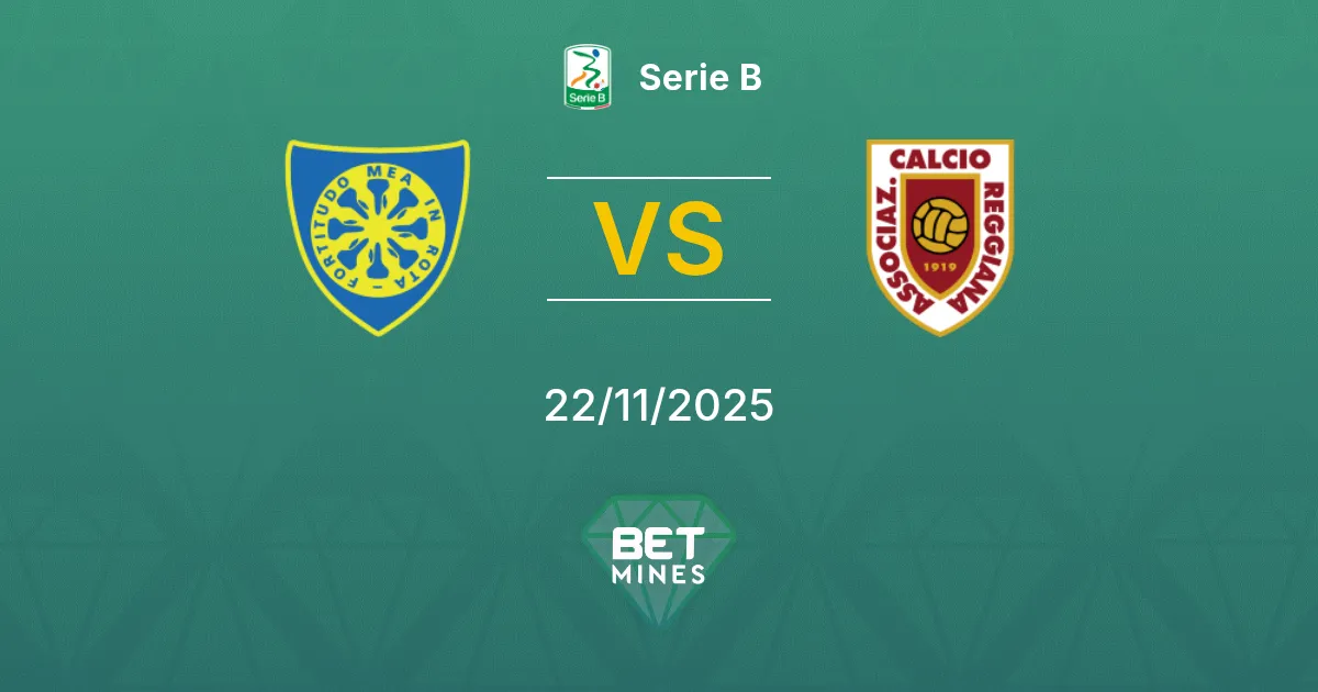 Carrarese vs Reggiana Prediction: Match Preview and Analysis | Serie B 22-11-2025