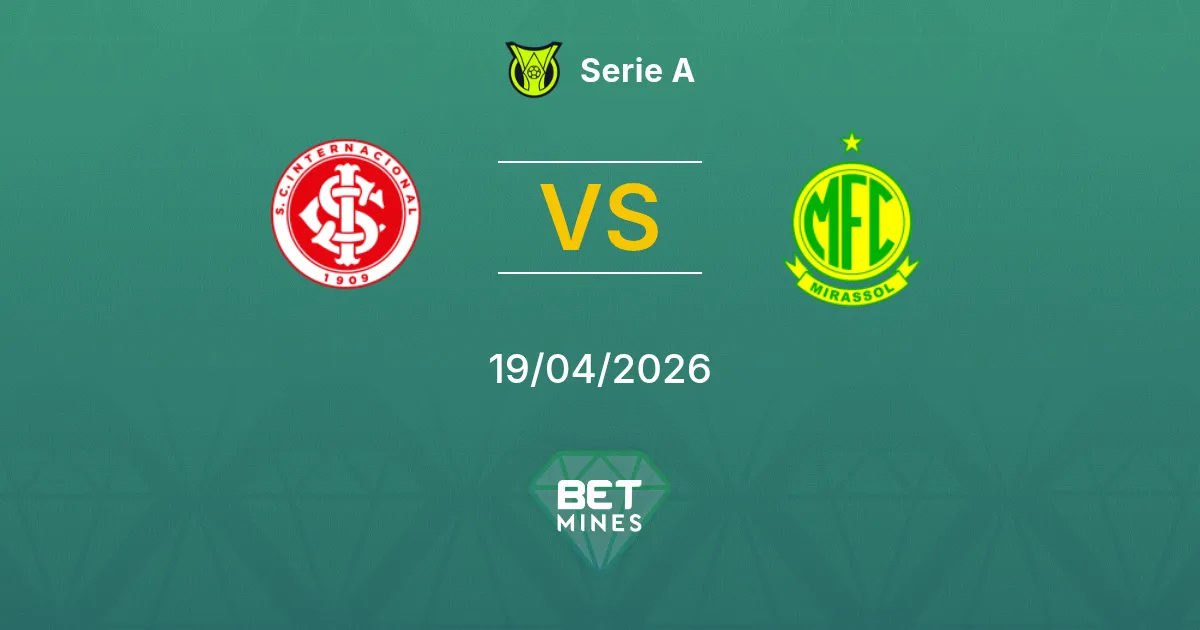 Internacional vs Mirassol Pronostico: Anteprima e Analisi della Partita | Serie A 19-04-2026