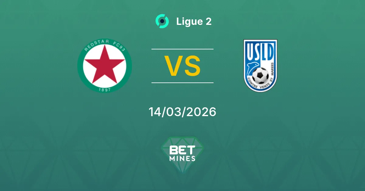 Red Star vs Dunkerque Prediction: Match Preview and Analysis | Ligue 2 14-03-2026