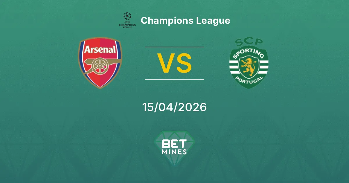 Arsenal vs Sporting CP Pronóstico: Previa y Análisis del Partido | Champions League 15-04-2026