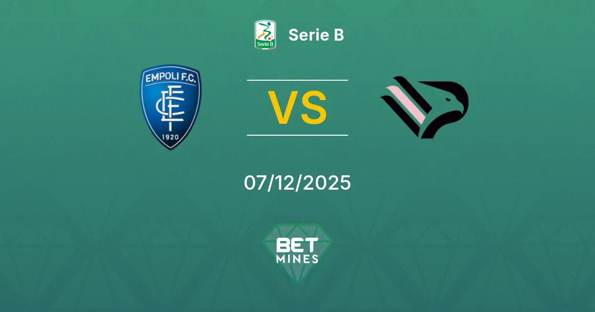 Empoli vs Palermo Prediction: Match Preview and Analysis | Serie B 07-12-2025