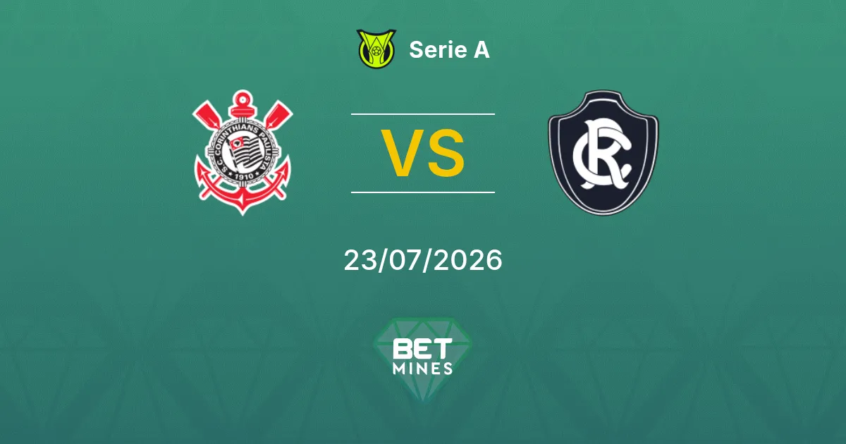 Corinthians vs Remo Pronóstico: Previa y Análisis del Partido | Serie A 23-07-2026
