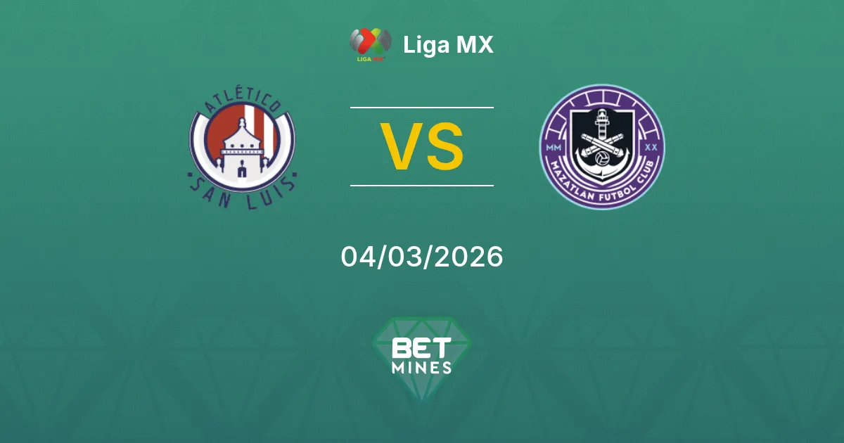 Atlético San Luis vs Mazatlán Prediction: Match Preview and Analysis | Liga MX 04-03-2026